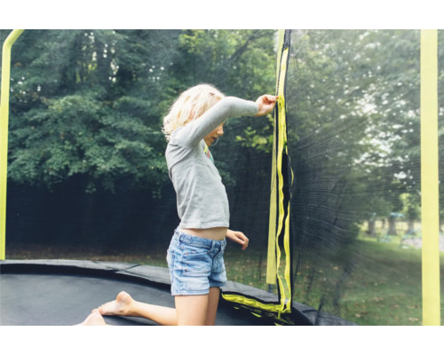 Plum Wave Springsafe trampoline met veiligheidsnet, Ø 305 cm, zwartgroen