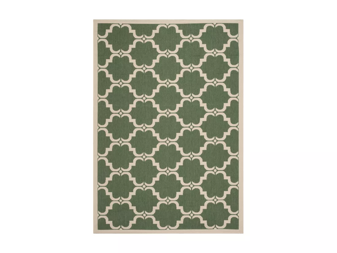 Tapis Dark Green & Beige 201 X 290 cm - Lugano
