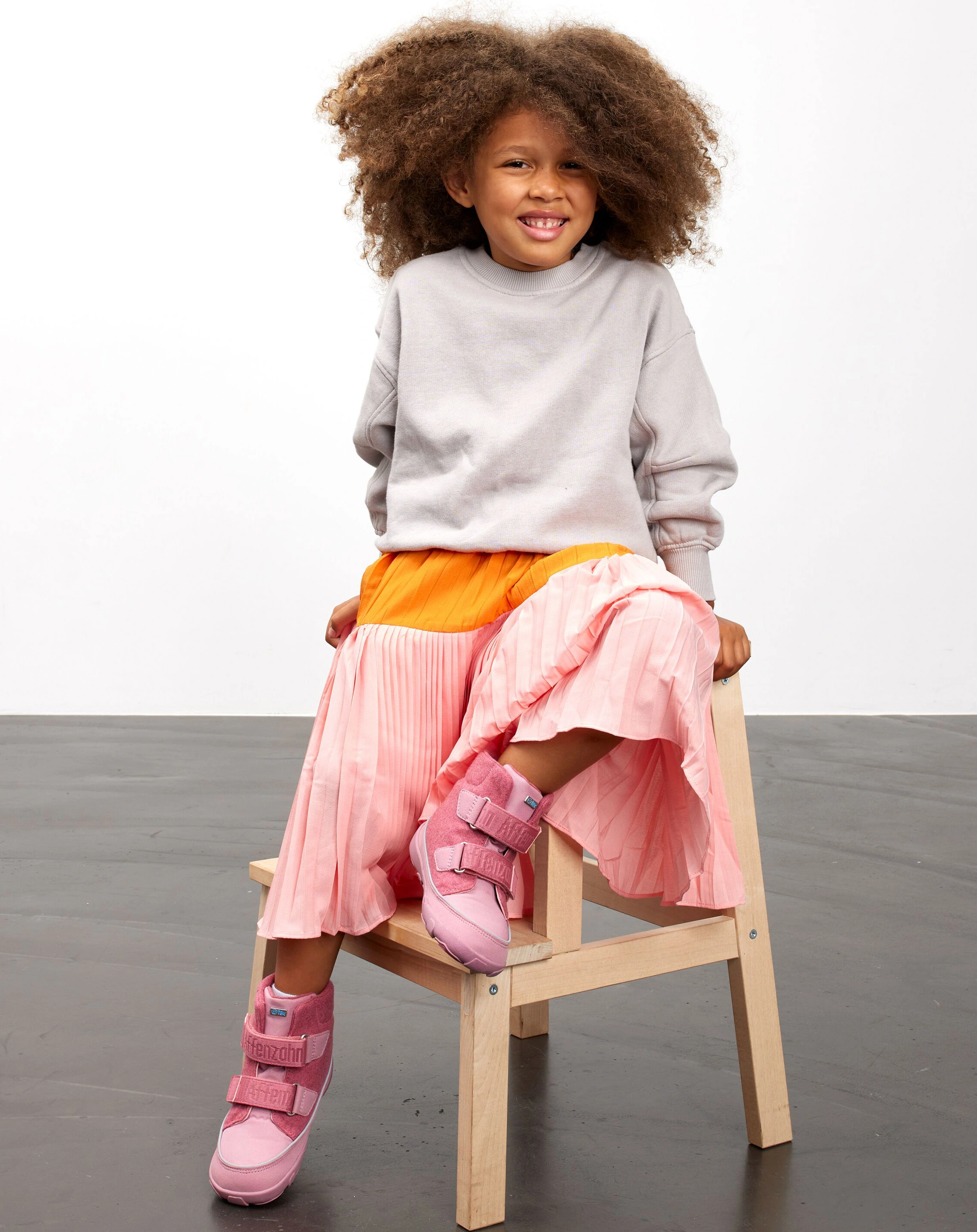 Winterboots COMFY WALK EINHORN mit Wolle in pink
