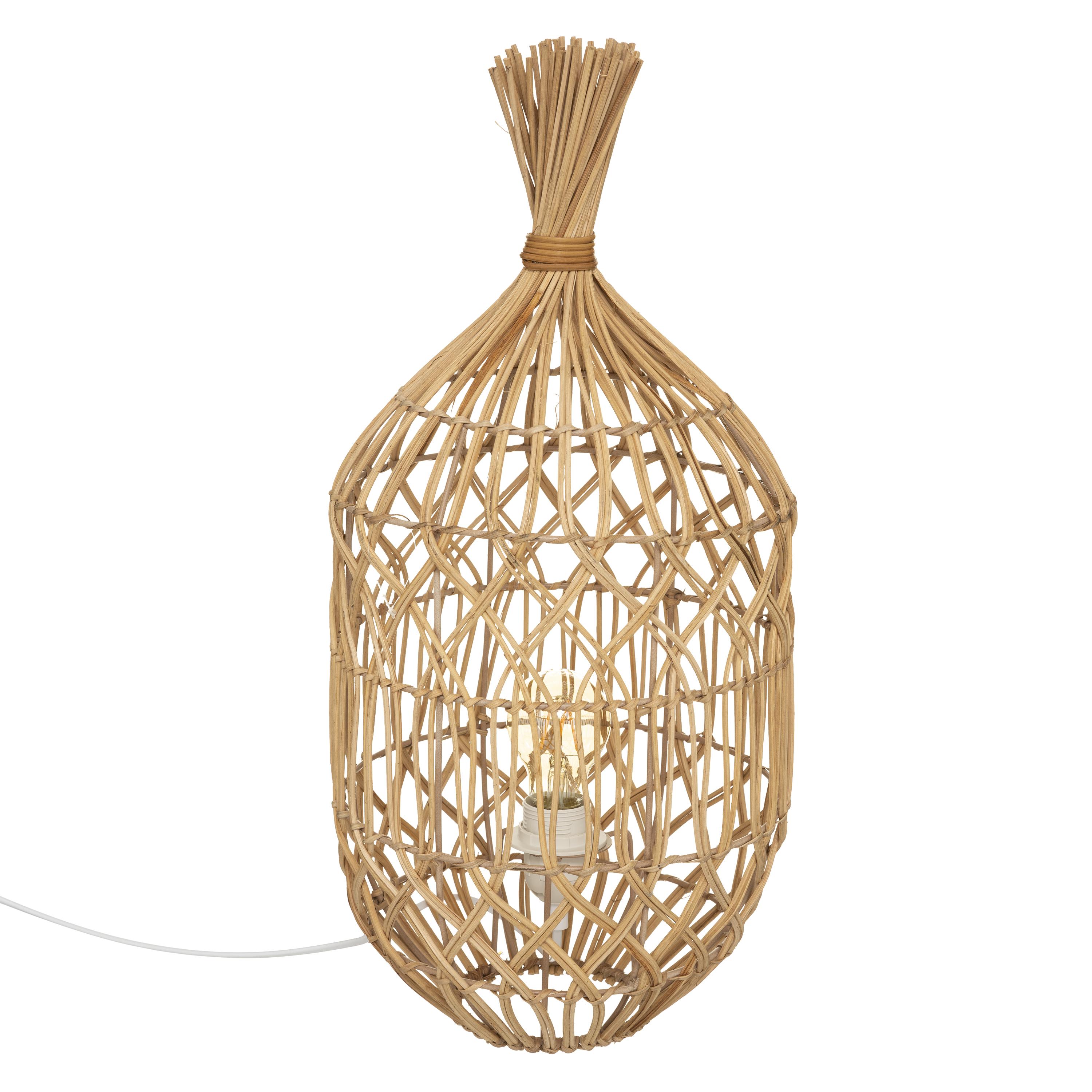 LAMPE MILOU NATUREL H.55CM