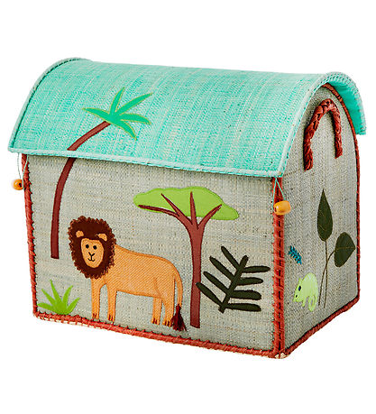 Rice Opbevaringskurve - Raffia - 3 stk. - Jungle