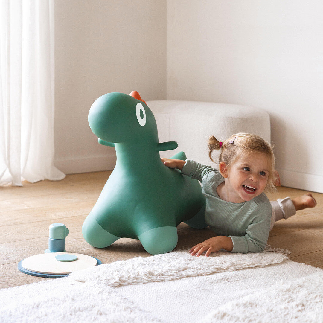 Quut skippydier dino - hoppi - garden green