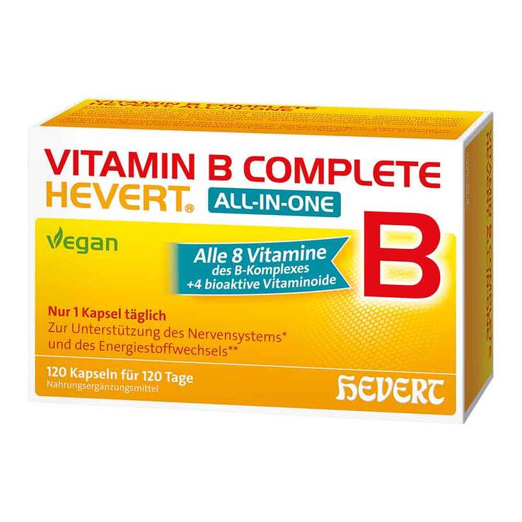 Vitamin B Complete Hevert all-in-one Kapseln, 120 St
