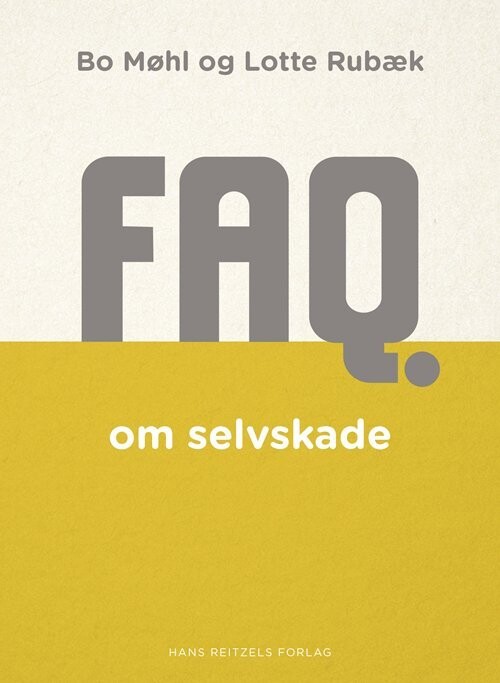Faq Om Selvskade - Bo Møhl - Bog