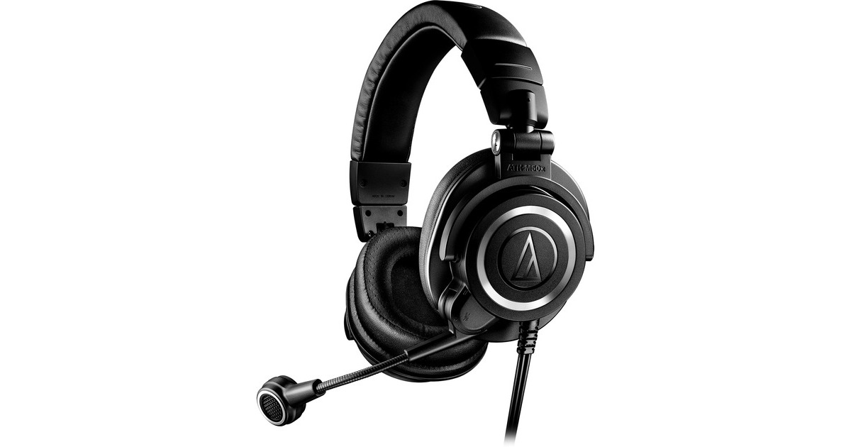 Audio-TechnicaATH-M50xSTS StreamSet over-ear headset  (Zwart)