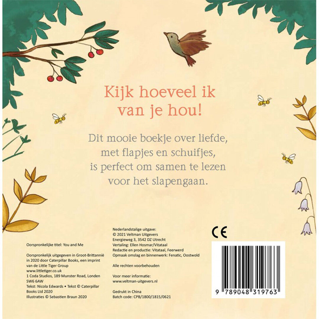 Veltman uitgevers schuif- en flapjesboek jij en ik