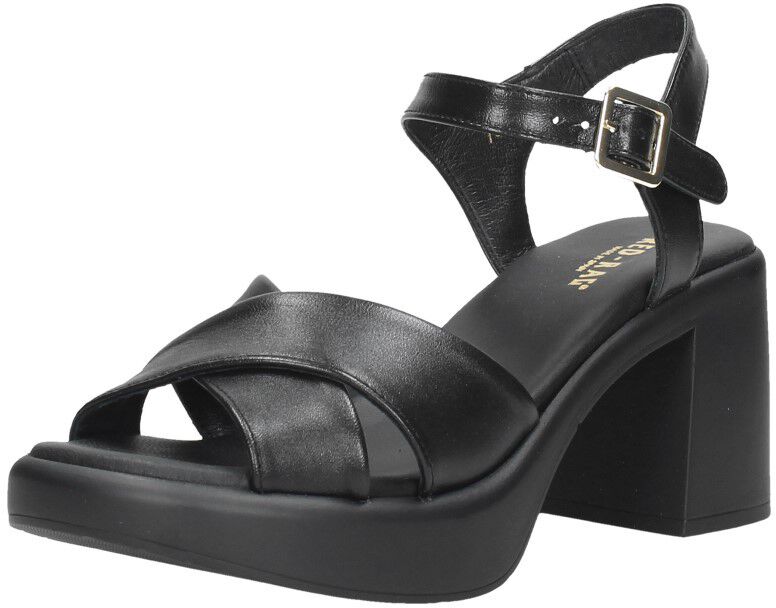 Red Rag Sandalen Hak zwart
