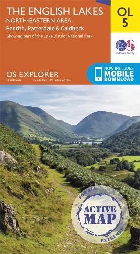 The English Lakes North-Eastern Area: Penrith, Patterdale & Caldbeck - OS Explorer Active OL 5 (Sheet map, folded)