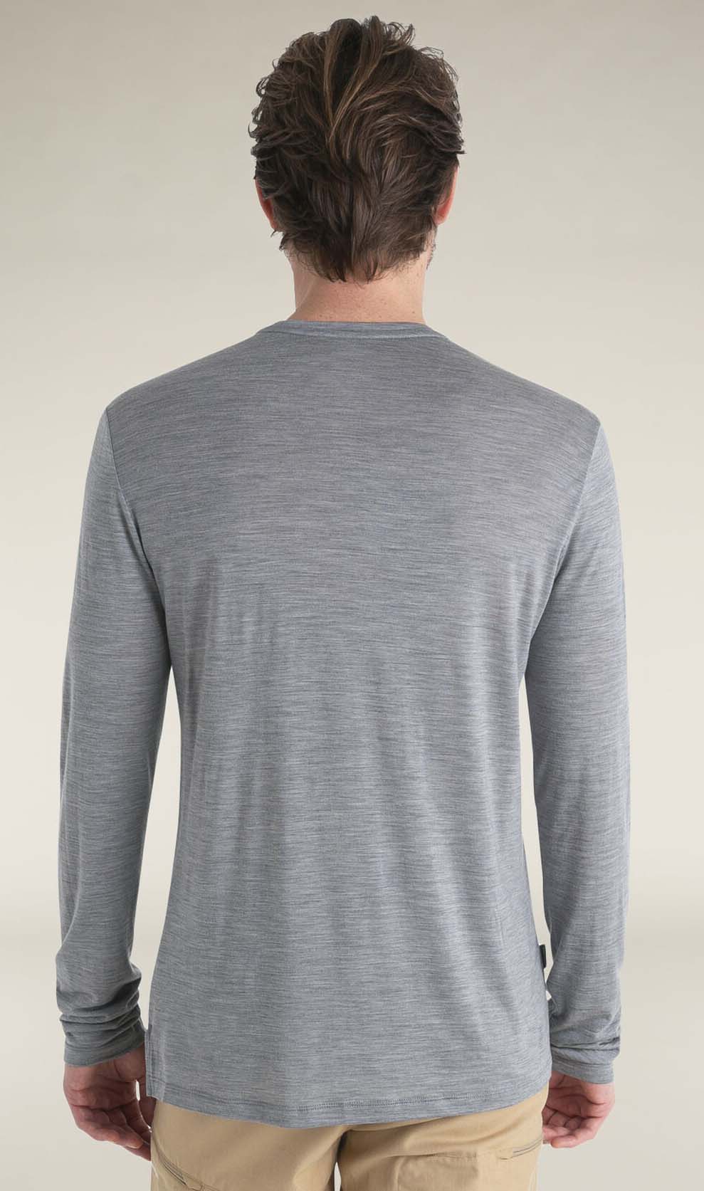 Merino 125 Cool-Lite  Sphere III LS Tee Herre Metro Heather