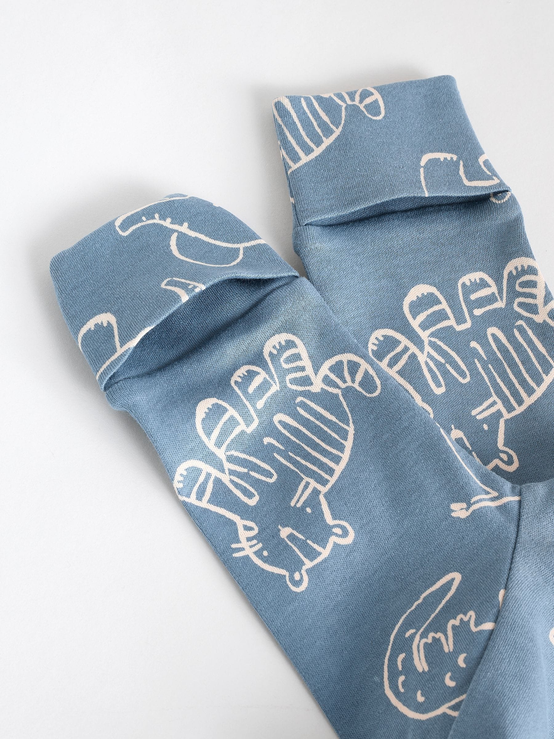 Bruin/blauw - Verpakking van 3 babypyjama's (0 mnd-3 jr)