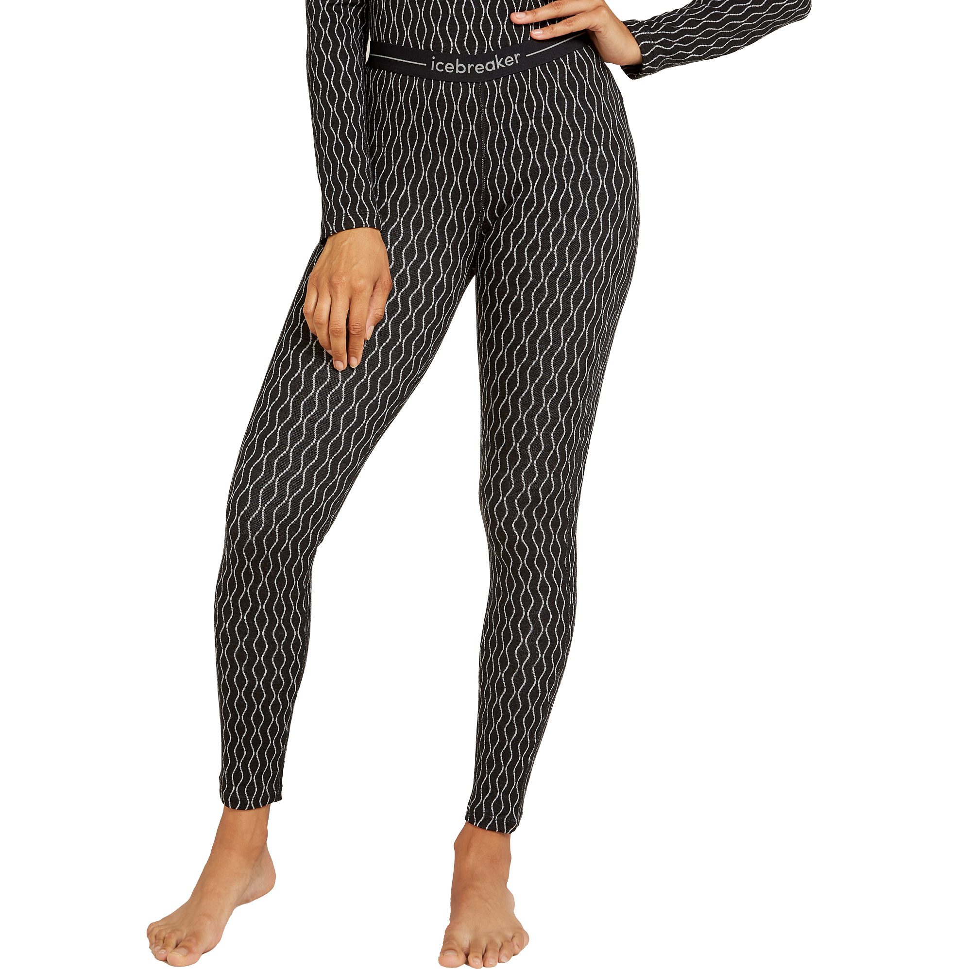 Icebreaker Merino 260 Vertex On-Piste Leggings Damen schwarz