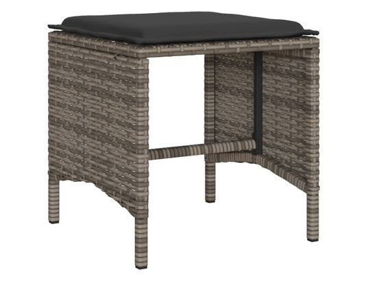 LES TENDANCES - Salon extérieur Salon de jardin-gris-5 places-177x70x68-511661