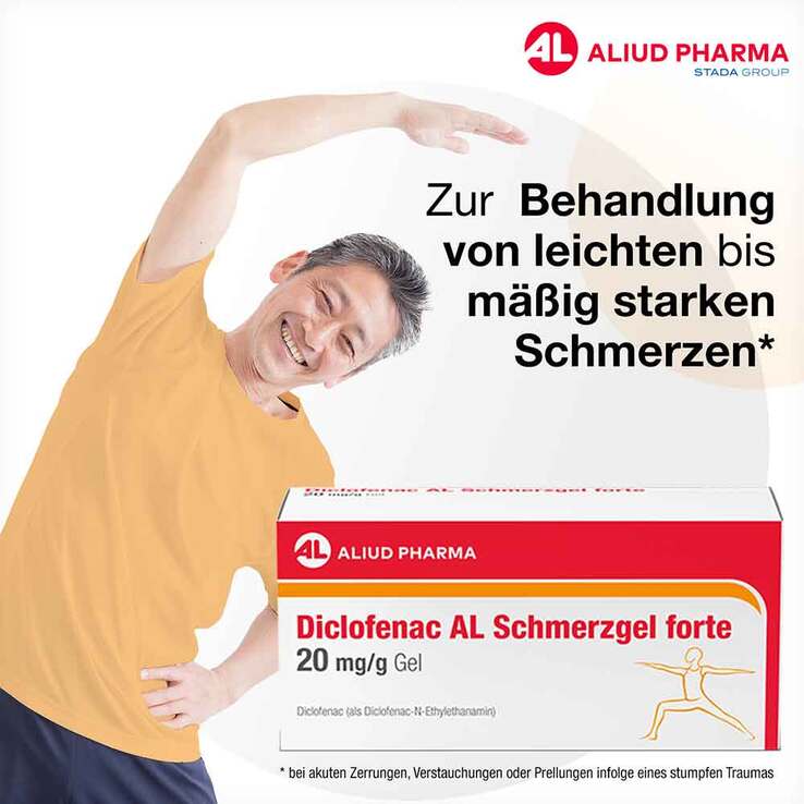 Diclofenac AL Schmerzgel forte 20 mg/g Gel, 150 g