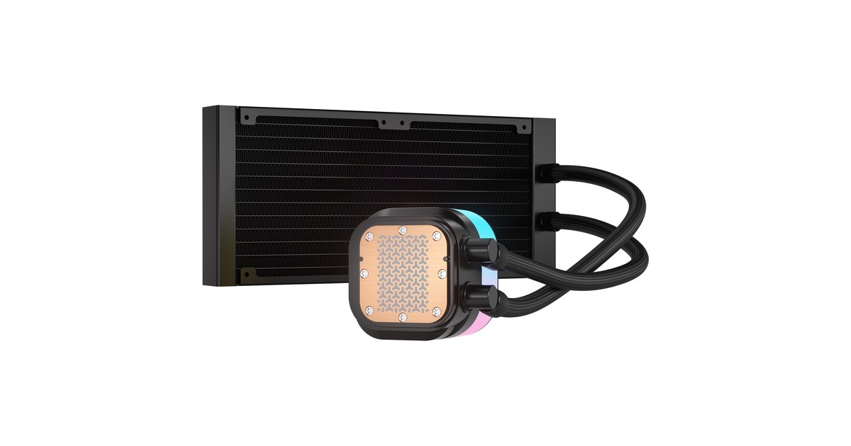 CorsairiCUE LINK TITAN 240 RX RGB waterkoeling  (Zwart, 4-pins PWM fan-connector)