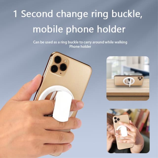 Magnetisk Biltelefonholder Selvklæbende Lazy Grip