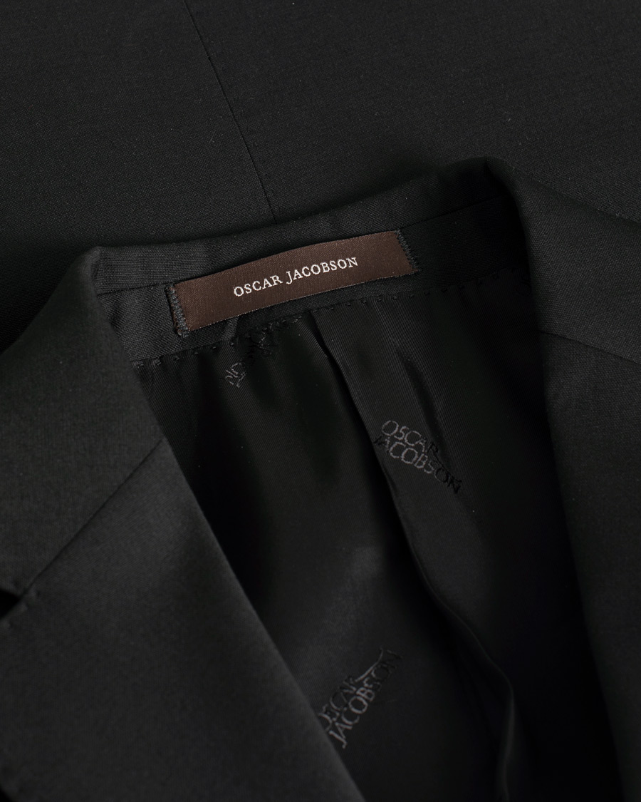 Oscar Jacobson Edmund Wool Stretch Suit Black 44/46