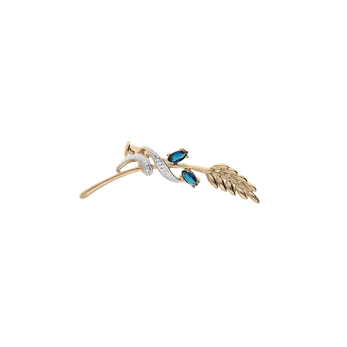Broche épi de blé - Plaqué or