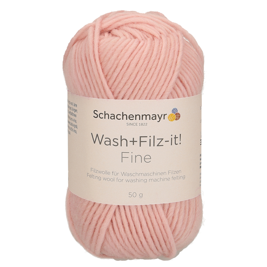 Handstrickgarn WASH + FILZ IT! FINE - rosa - 50g