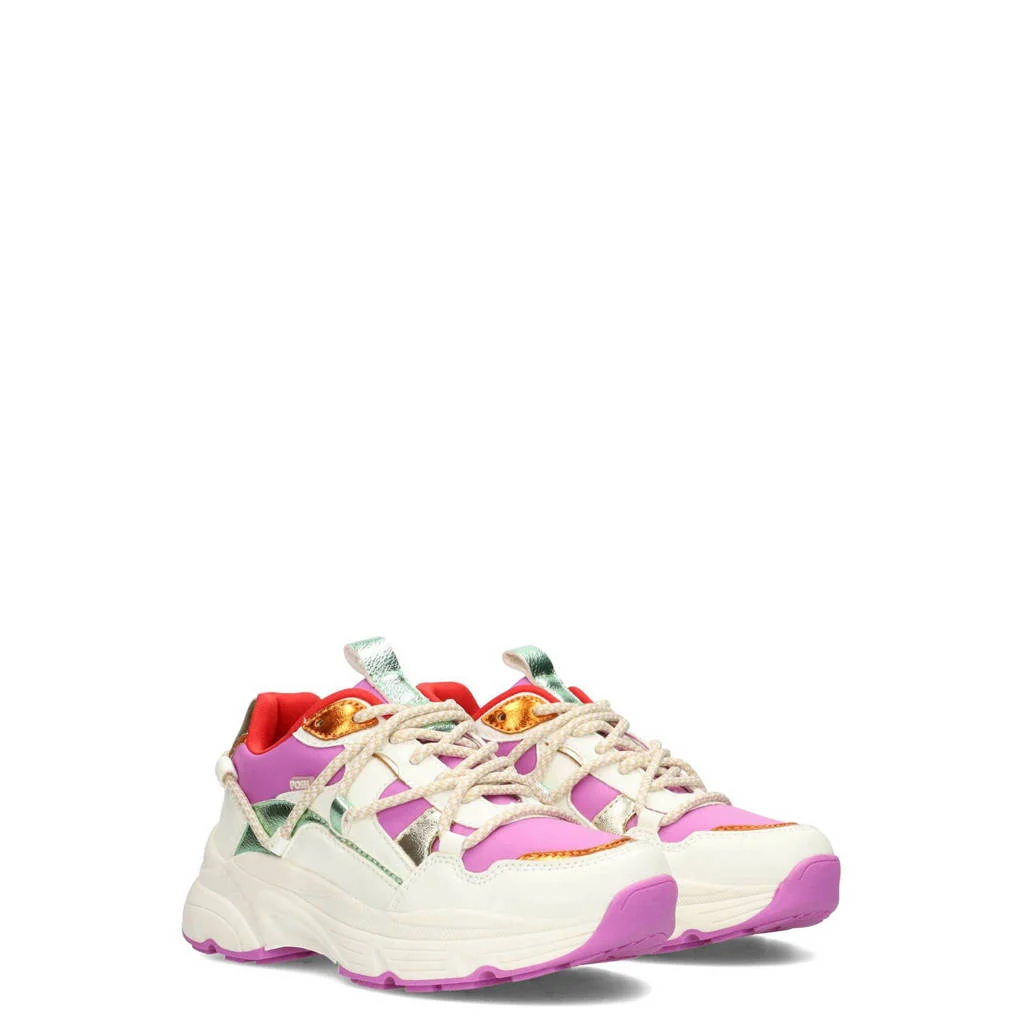 POSH by Poelman Madeechunky sneakers roze/wit