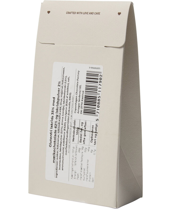 Magasin Chokolade Æske, Lakridsdragé m/ mælkechokolade & lakrids 100 g