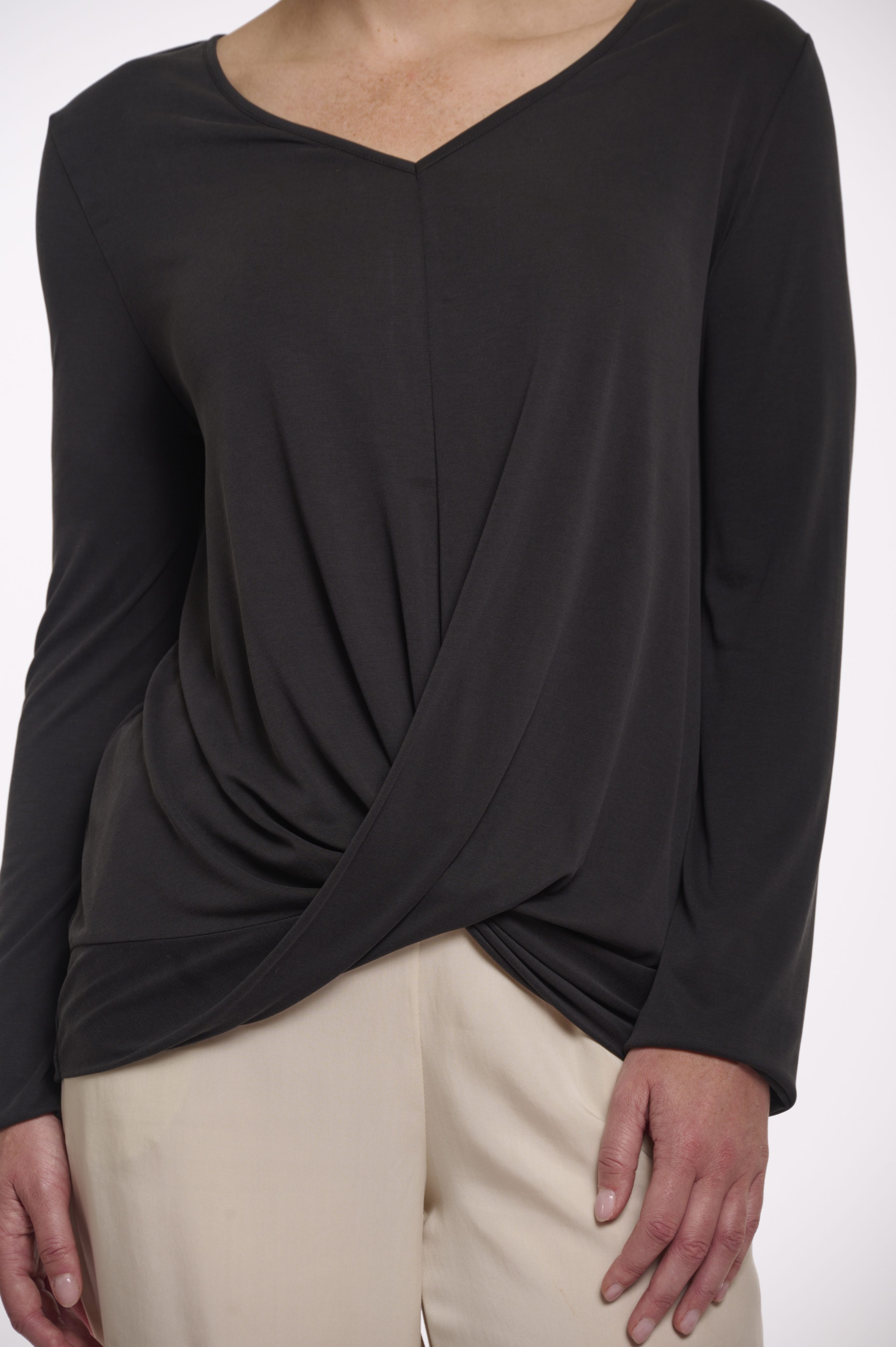 Rino & Pelle - Soof Long Sleeves Top - Black