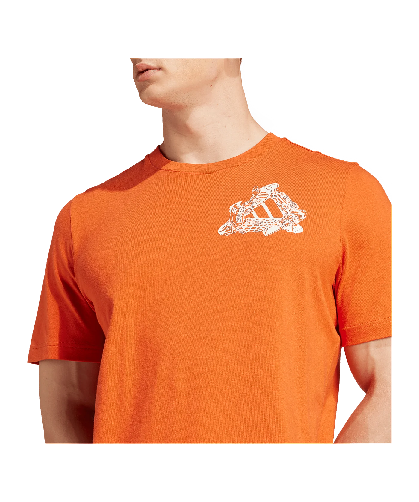 adidas Football Kicks Graphic Tee Red