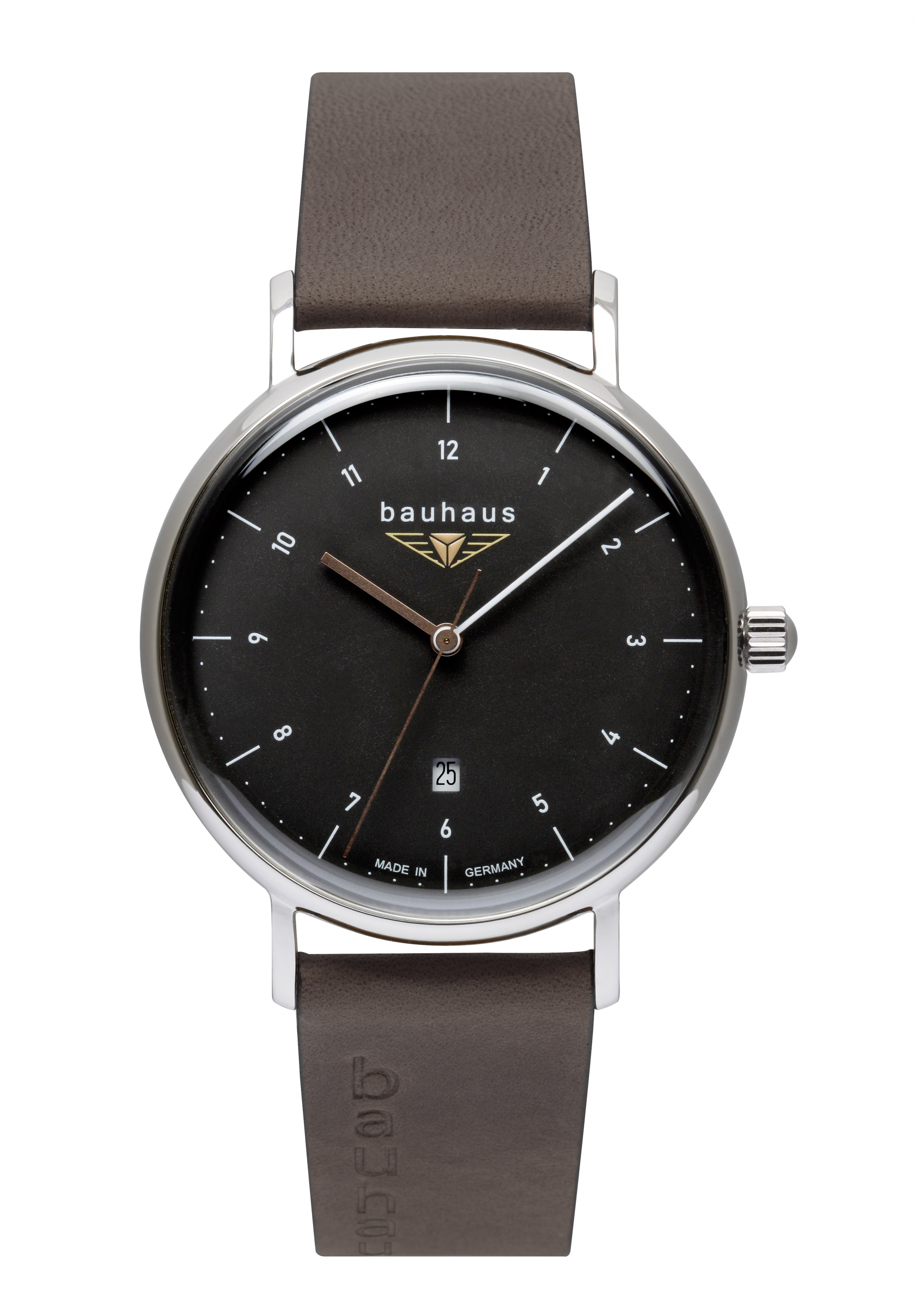 bauhaus Herrenuhr Anthrazit 2142-2