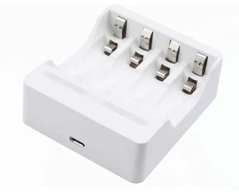Andersson USB-C Battery Charger 4 Slots AA/AAA White