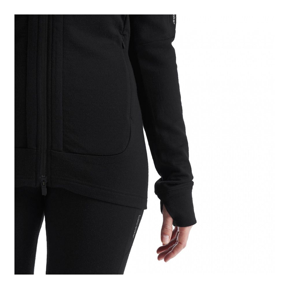 Icebreaker QUANTUM III - Sweat Femme black