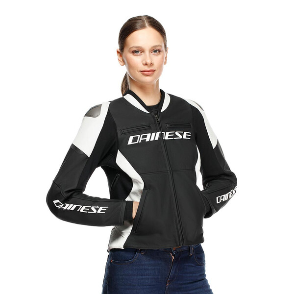 Dainese - Blouson femme Racing 5 Woman Noir / Blanc