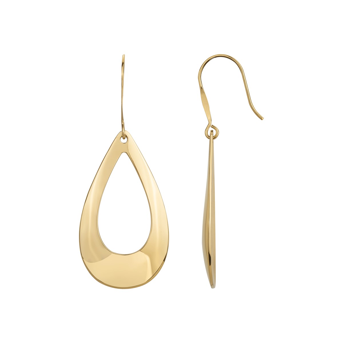 Boucles d'oreilles pendantes en PVD