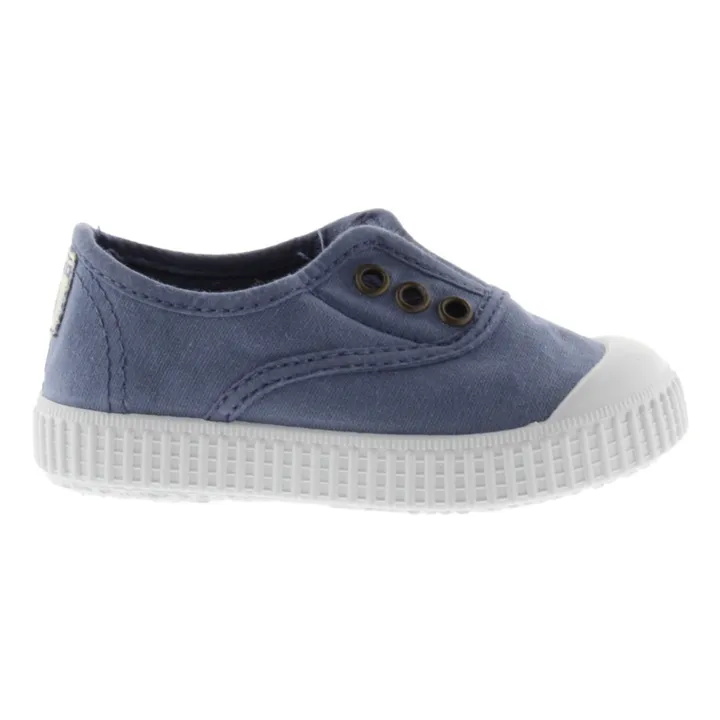 Victoria Baskets Inglesia Elastico Lon | Bleu