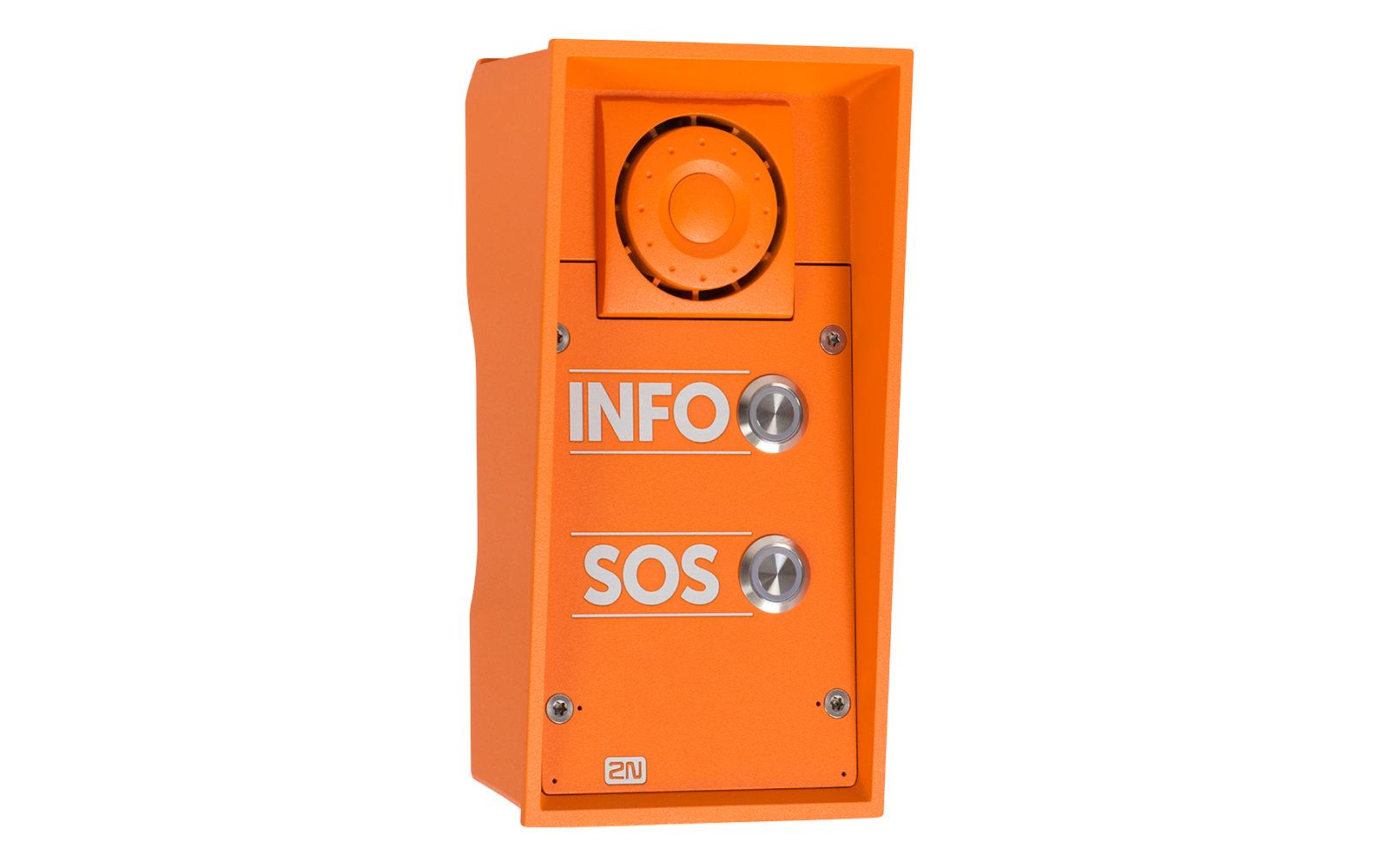 IP Türstation IP Safety 2 Tasten, 10 W Lautsprecher<br>2N IP Safety
