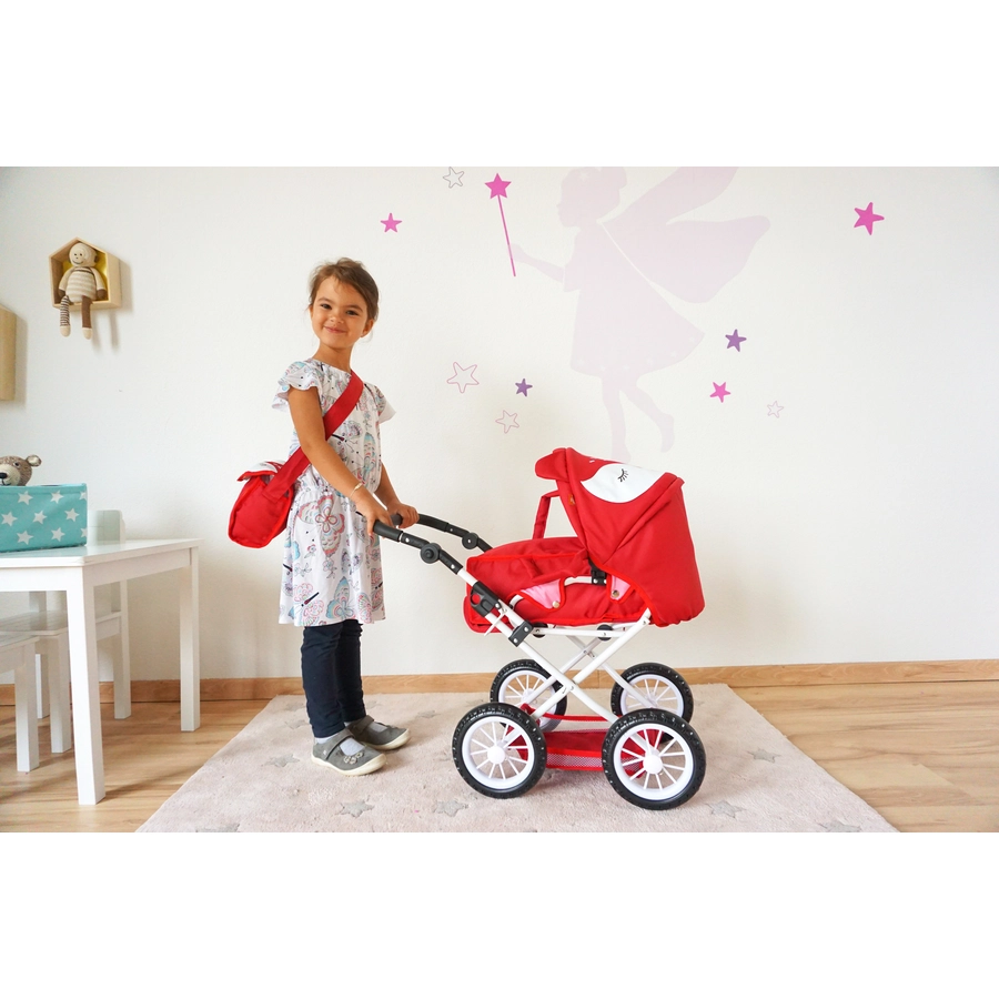 knorr toys® Puppenwagen Ruby - Foxx rot