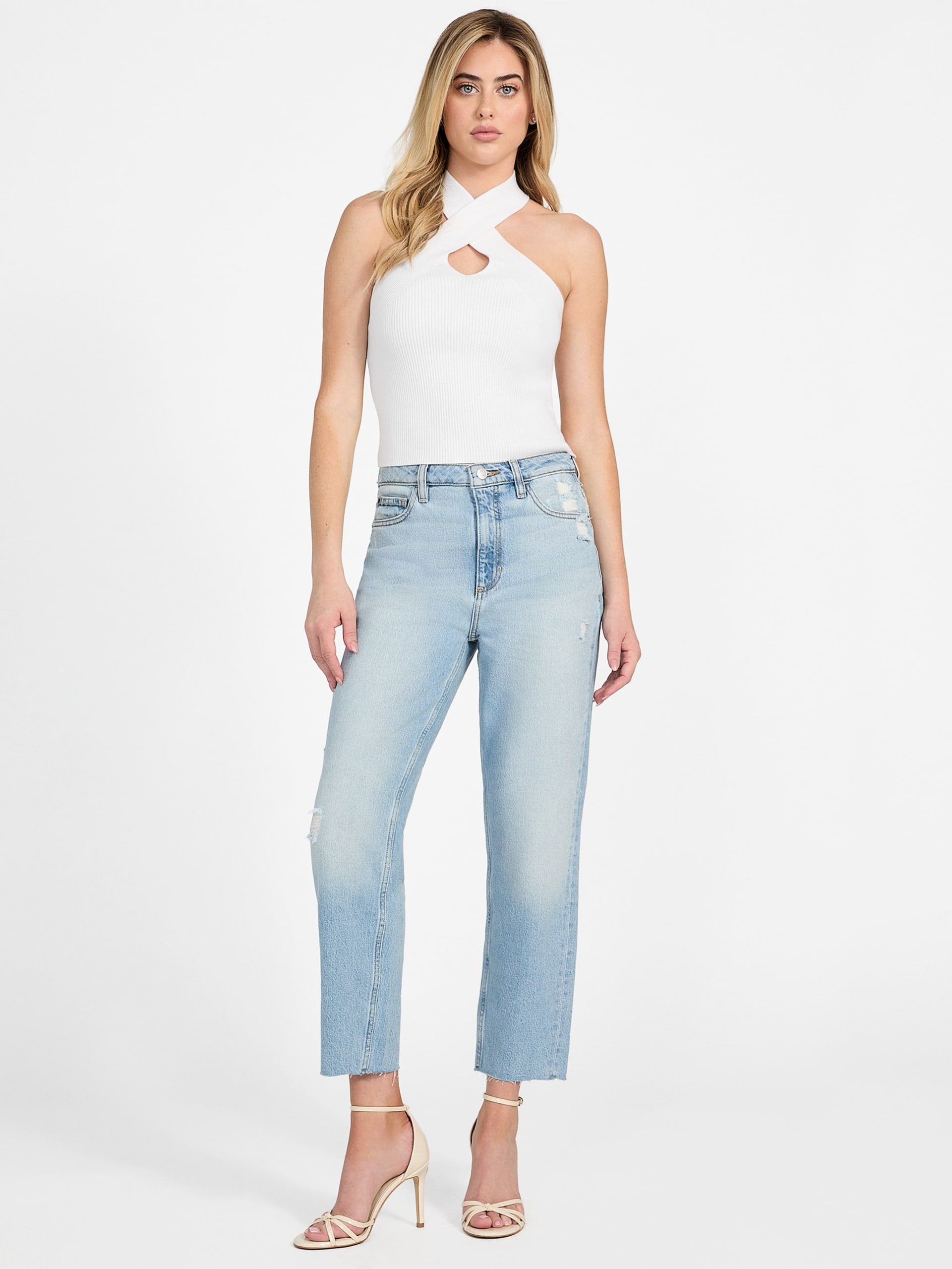 Calça jeans Eco Slim Mom