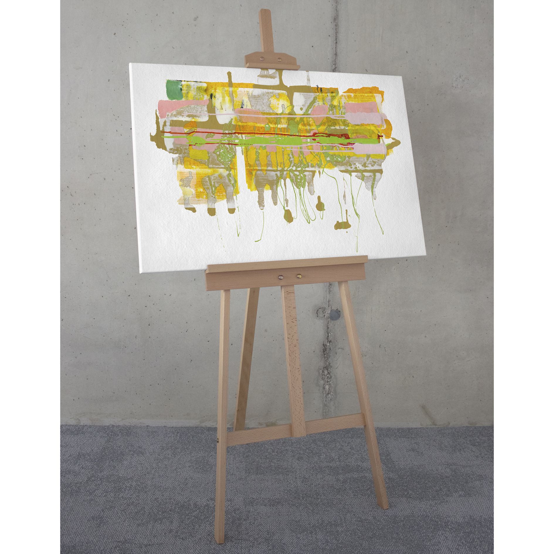 Keilrahmenbild WELCOME AMY - 60x90 cm