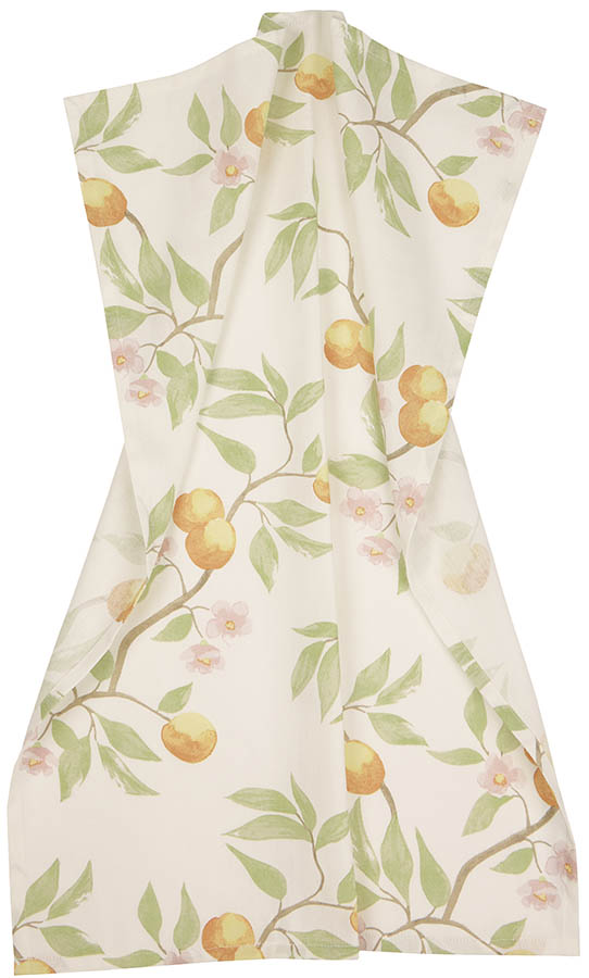 Peach kjøkkenhåndkle