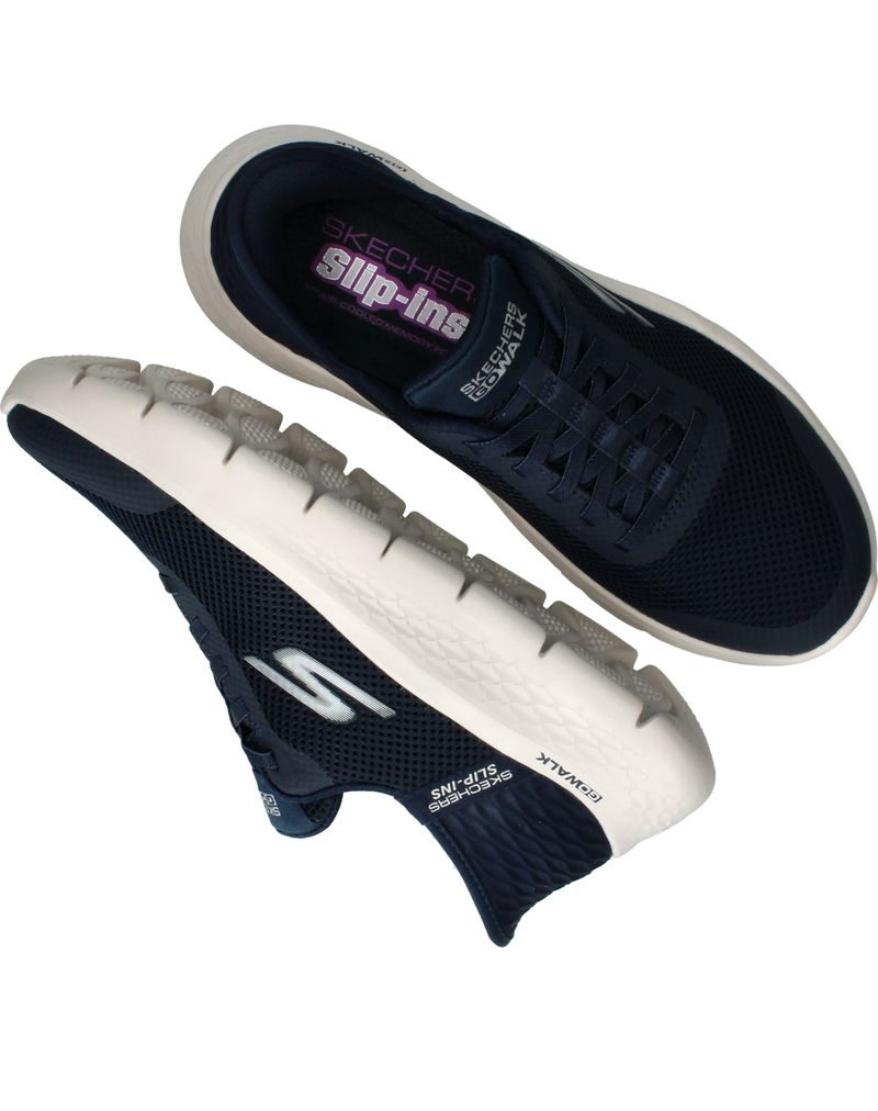Skechers Slip-ins Go Walk Flex Sneakers Blauw Dames