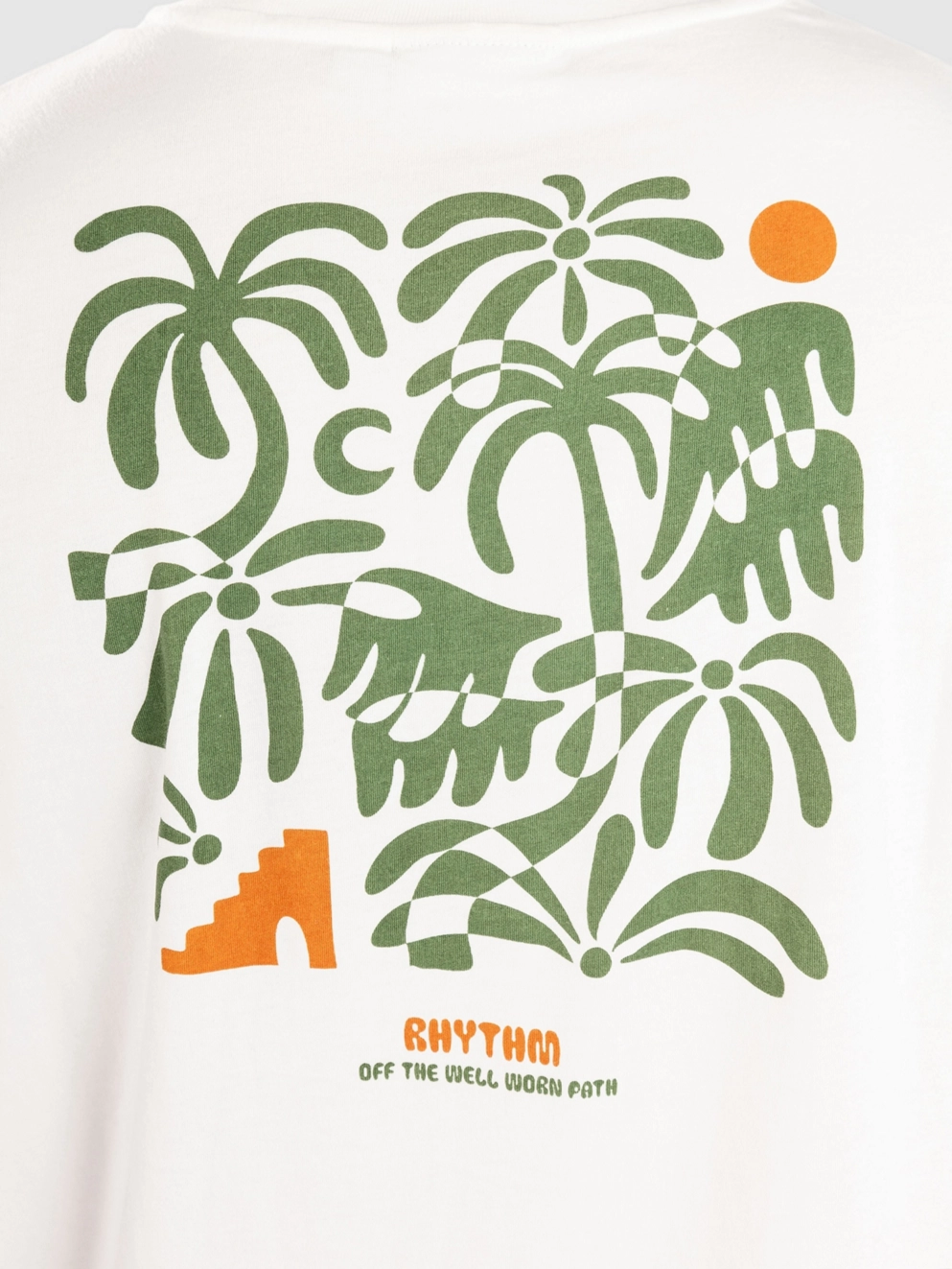 Rhythm Trees T-Shirt vintage white