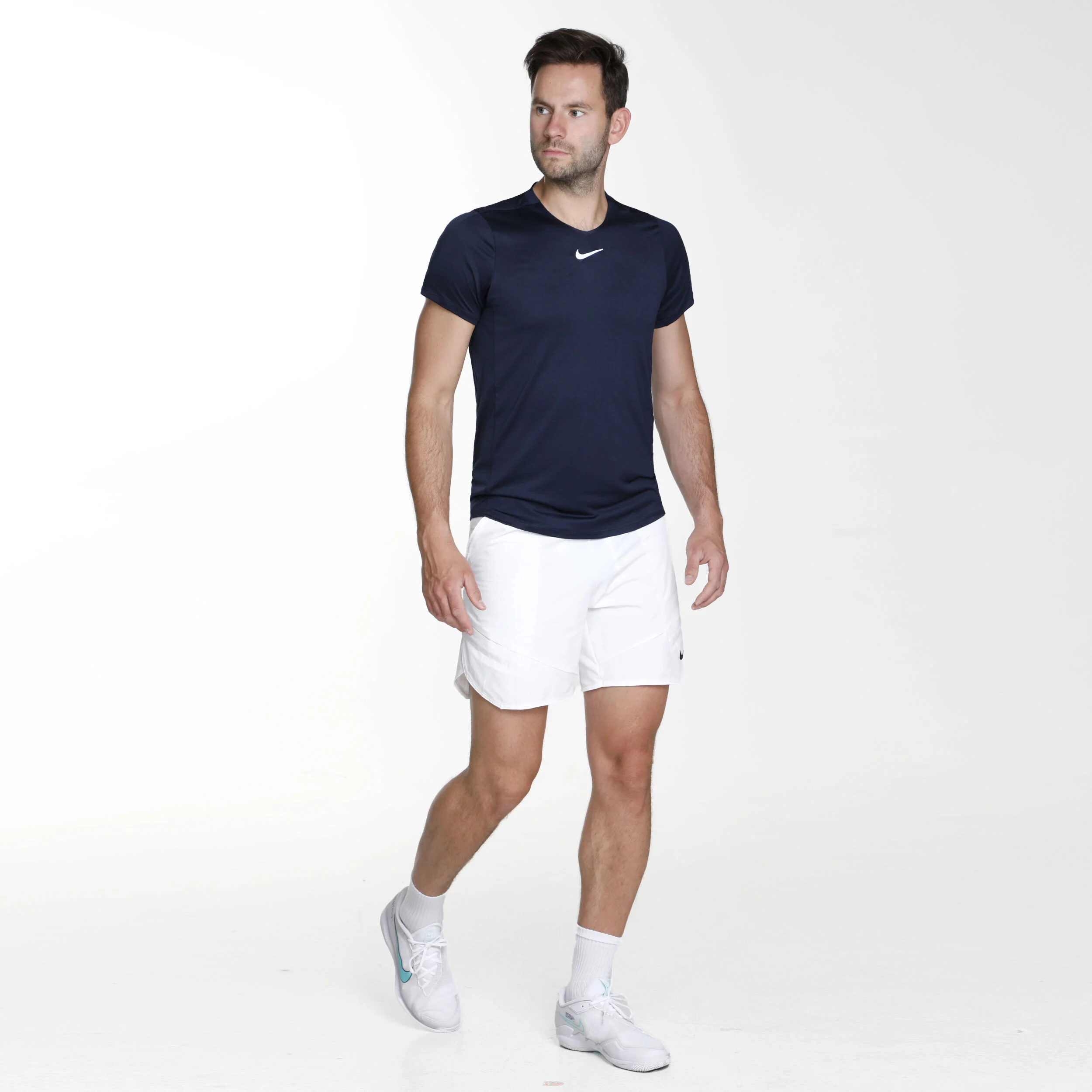 Nike Dri-Fit Advantage 7in Shorts Hommes - Blanc