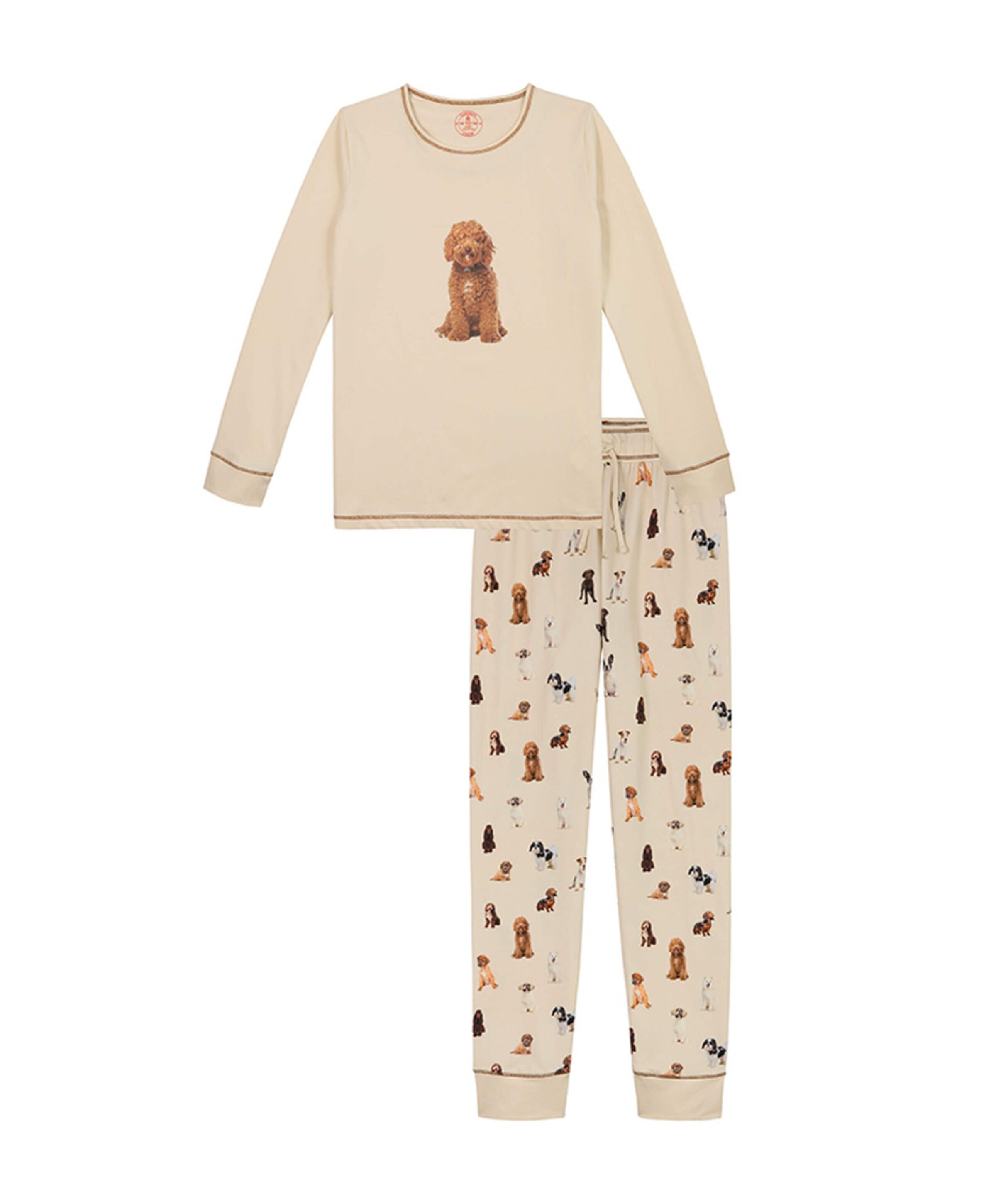 Claesens Uniseks pyjamaset  ecru