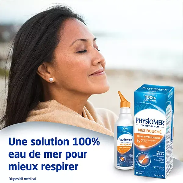 Physiomer Hipertônico para Nariz Entupido 135ml