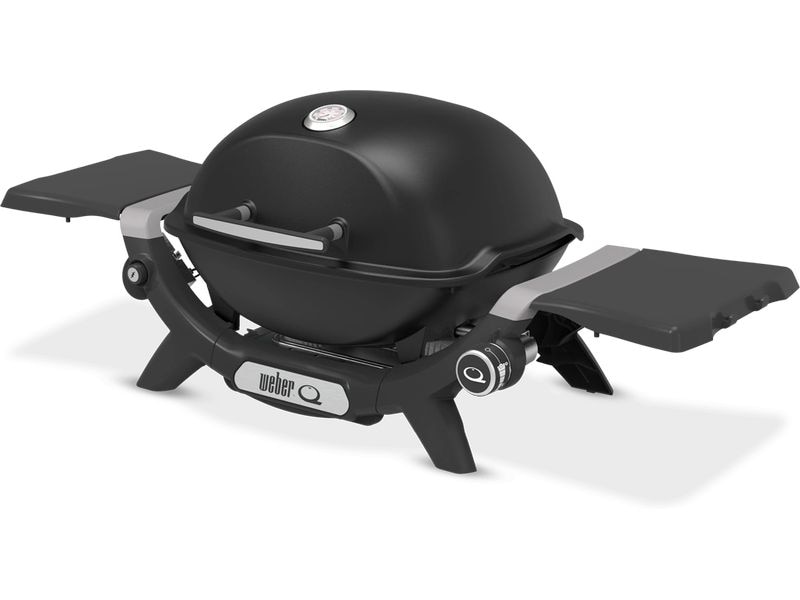 Weber Gasgrill Q1200N Gasgrill mit Seitentischen
