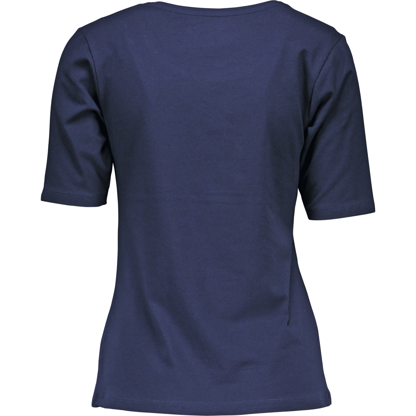 Damen T-Shirt Stretch M, navy