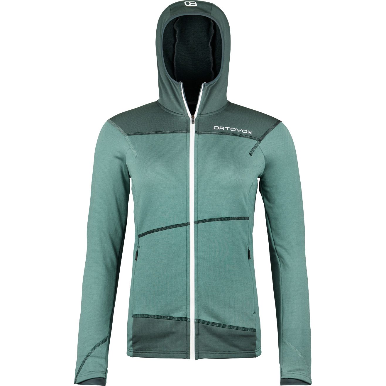 ORTOVOX Fleece Light Hoody Damen arctic grey