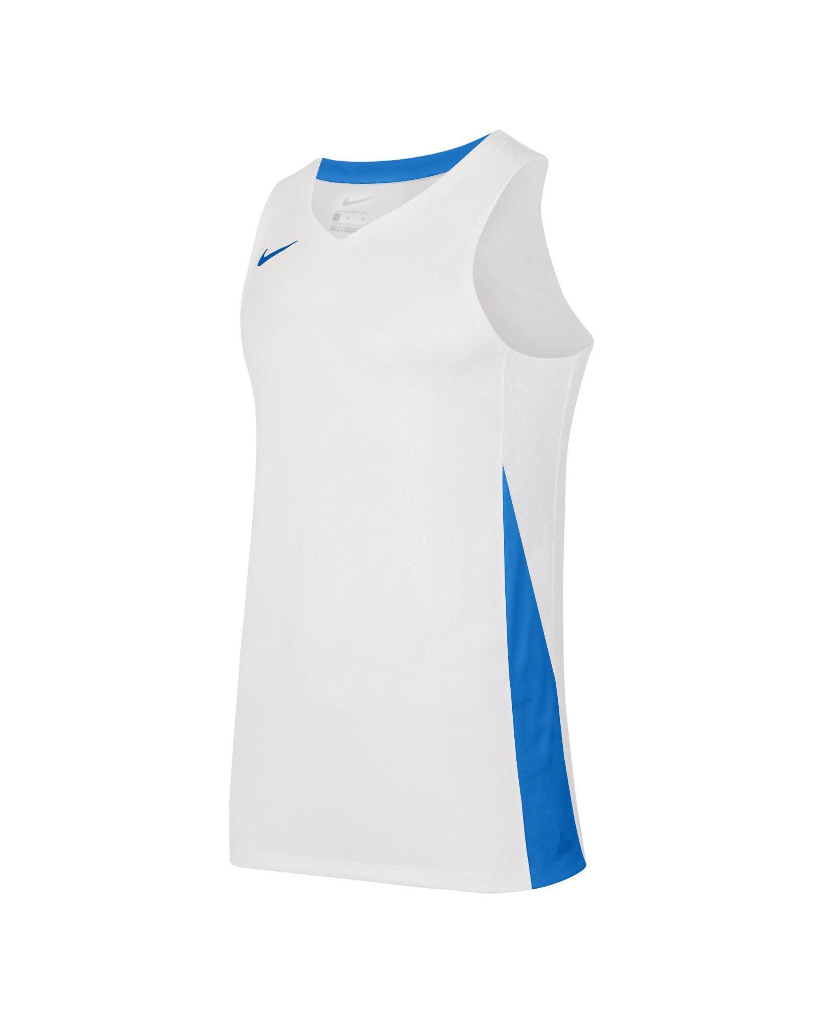 Maillot de basket Nike Team Blanc & Bleu Royal pour enfant