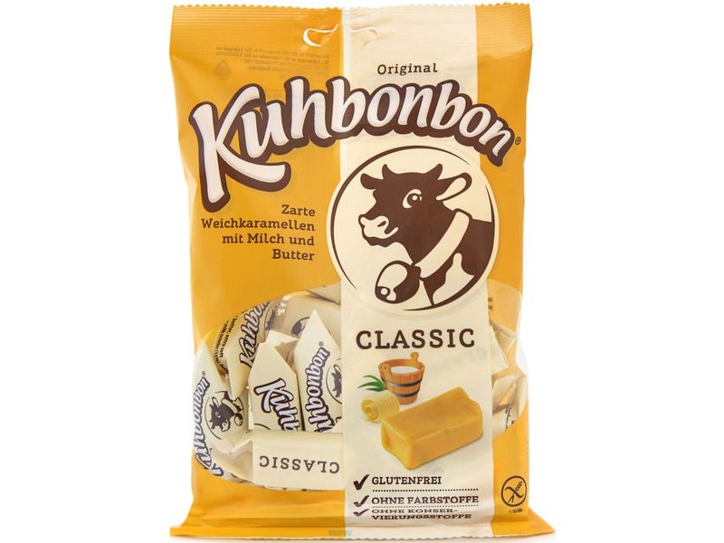 Kuhbonbon Classic Karamell Beutel 200 g Cremiges Karamellbonbon