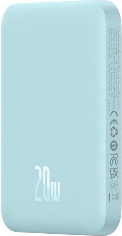 Baseus Mini Powerbank - 6.000 mAh - Blauw - 20W USB-C