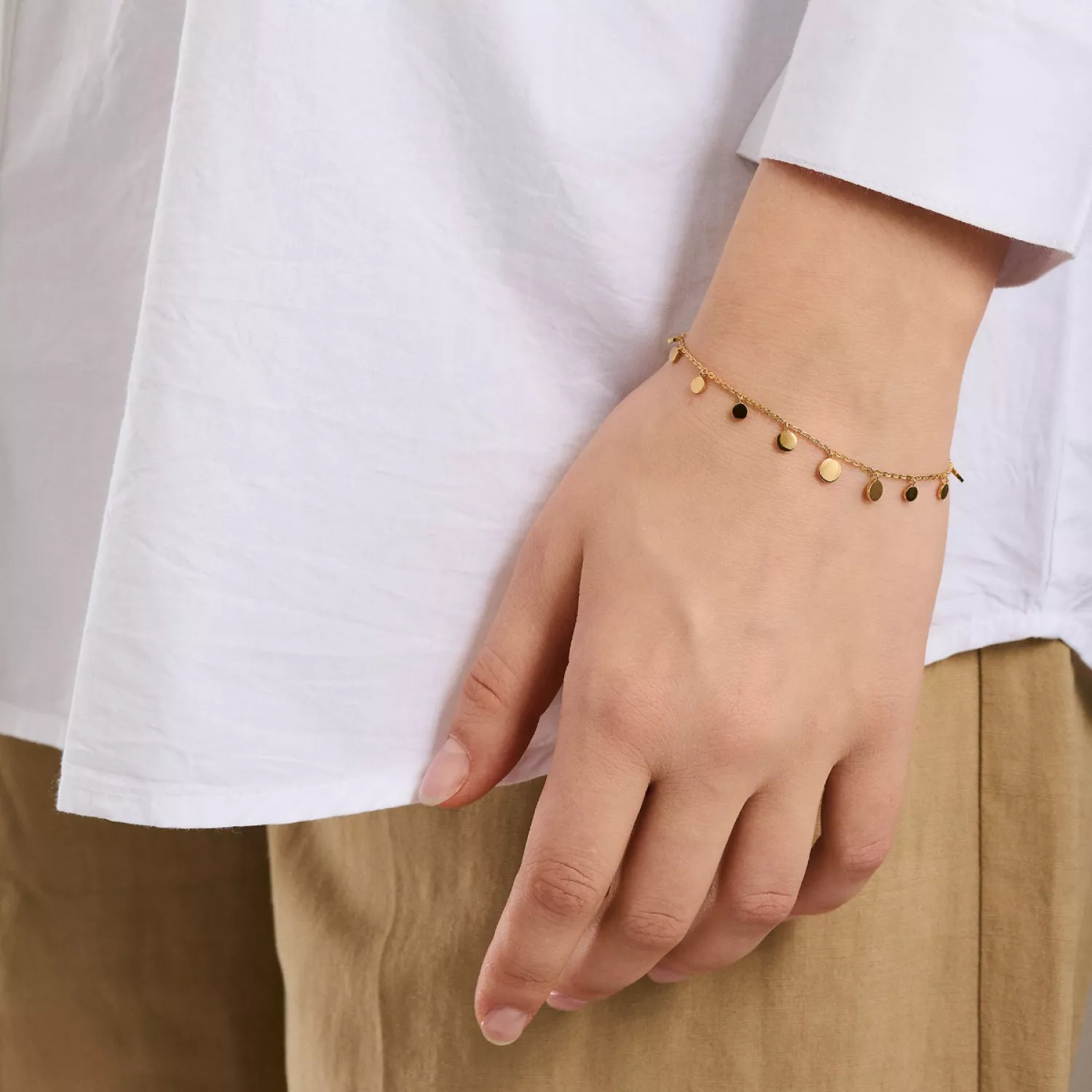 Pernille Corydon Sheen Armbånd 18 kt. Forgyldt Sølv b-315-gp