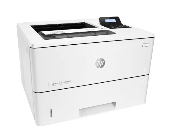 HP LaserJet Pro M501dn - Printer - S/H - Duplex - laser - A4/Legal - 4800 x 600 dpi - op til 43 spm - kapacitet: 650 ark - USB 2.0, Gigabit LAN, USB 2.0 vært